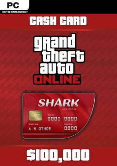 Grand Theft Auto Online (GTA V: Legacy Edition) - Red Shark Cash Card PC - Rockstar Games Launcher