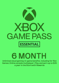 Xbox Game Pass Essential - 6 Month Membership (US)