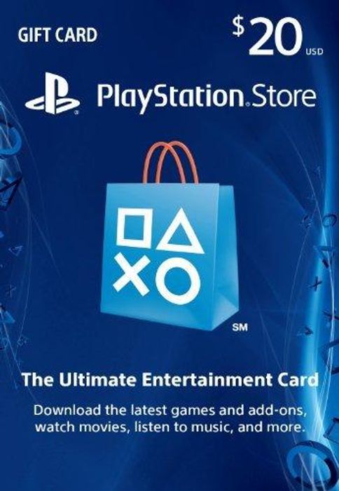 $20 PlayStation Store Gift Card - PS3 PS4 PS Vita Digital Code $20 PlayStation Store Gift Card - PS3 PS4 PS Vita Digital Code