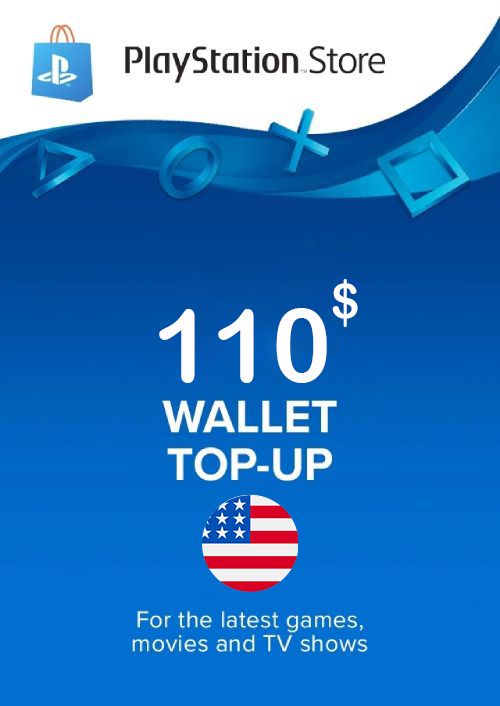 PlayStation Network (PSN) Card 110 (USA) PSN CDKeys