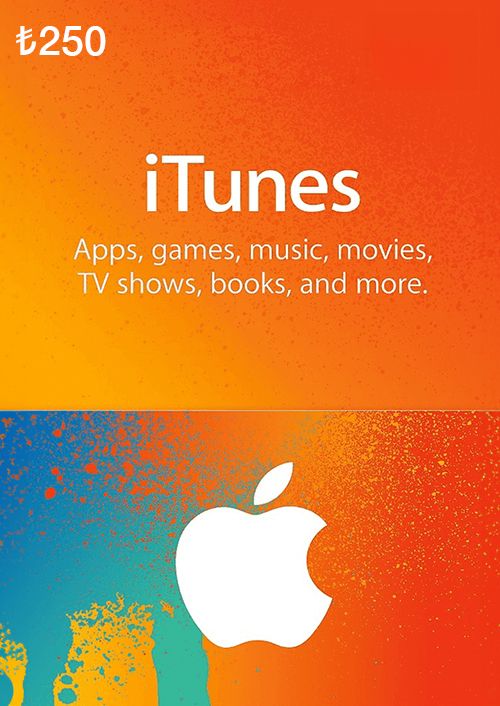 iTunes Gift Card 250 TL (Turkey) Gift Cards CDKeys