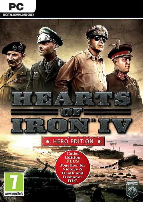 Hearts of Iron IV Hero Edition PC CDKeys