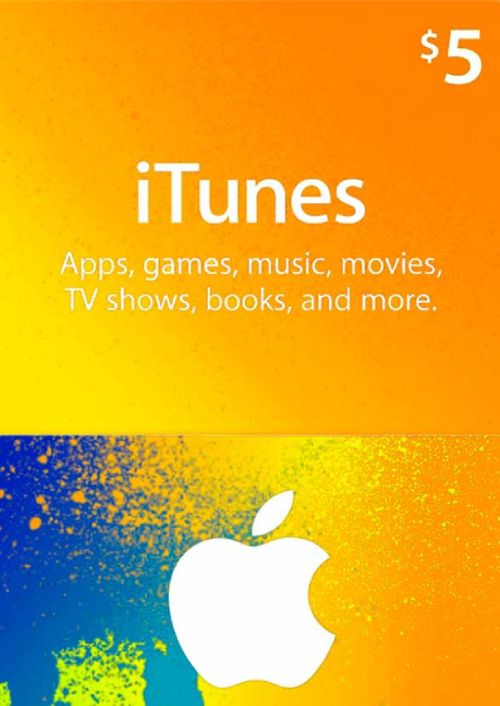 iTunes 5 USD (US) Gift Cards CDKeys