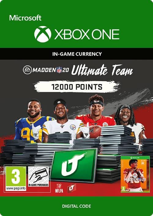 Madden NFL 20 12000 MUT Points Xbox One CD Key, Xbox Live Key