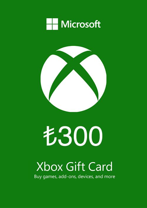 Microsoft Gift Card 300 TL Xbox Live CDKeys