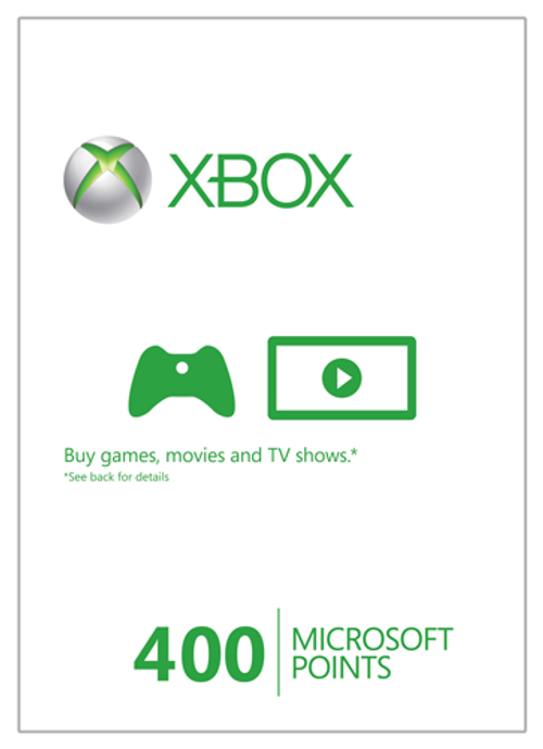 Xbox Live 400 Microsoft Points Xbox 360 CDKeys