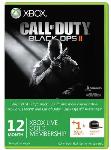 12 + 1 mois d'abonnement Xbox Live Gold - Black Ops II Branded (Xbox One/360)
