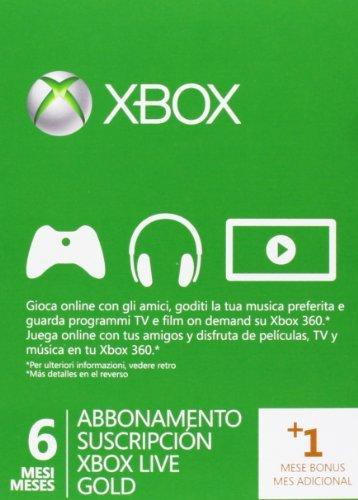 6 + 1 mois d'abonnement Xbox Live Gold (Xbox One/360)