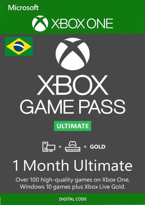 3 mois Xbox Game Pass Ultimate Xbox One / PC (Brésil)