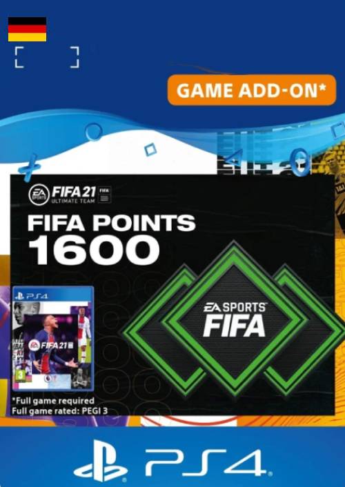 FIFA 21 Ultimate Team 1600 Points Pack PS4/PS5 (Germany)