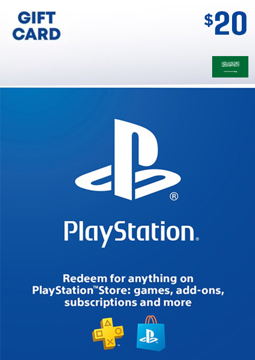 PLAYSTATION STORE GIFT CARD - 20 USD (KSA)