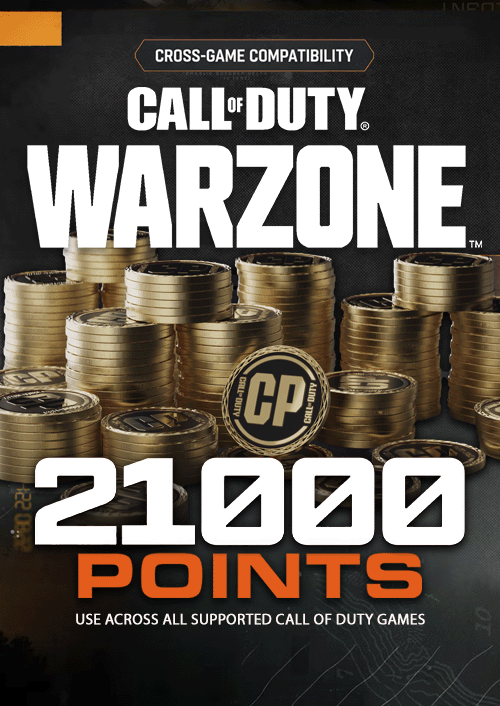 21,000 Black Ops 6 or Call of Duty: Warzone Points Xbox One/Xbox Series X|S/PC (WW)