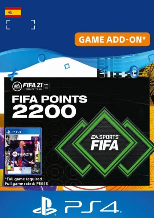 FIFA 21 Ultimate Team 2200 Points Pack PS4/PS5 (Spain) FIFA 21 Ultimate Team 2200 Points Pack PS4/PS5 (Spain)