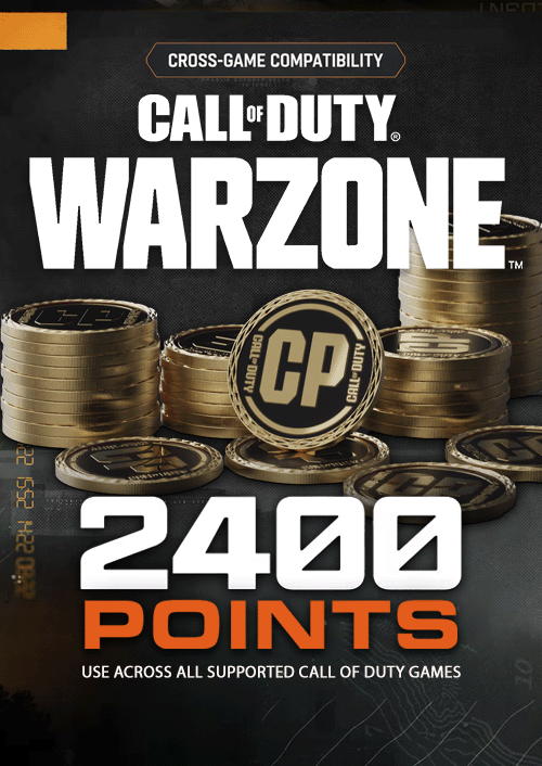 2,400 Black Ops 6 or Call of Duty: Warzone Points Xbox One/Xbox Series X|S/PC (WW)