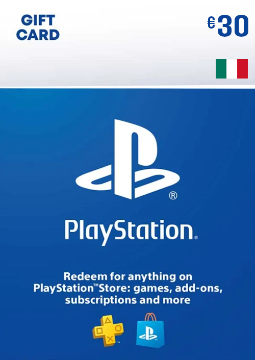 Carte Playstation Network (PSN) - 30 EUR (Italie)