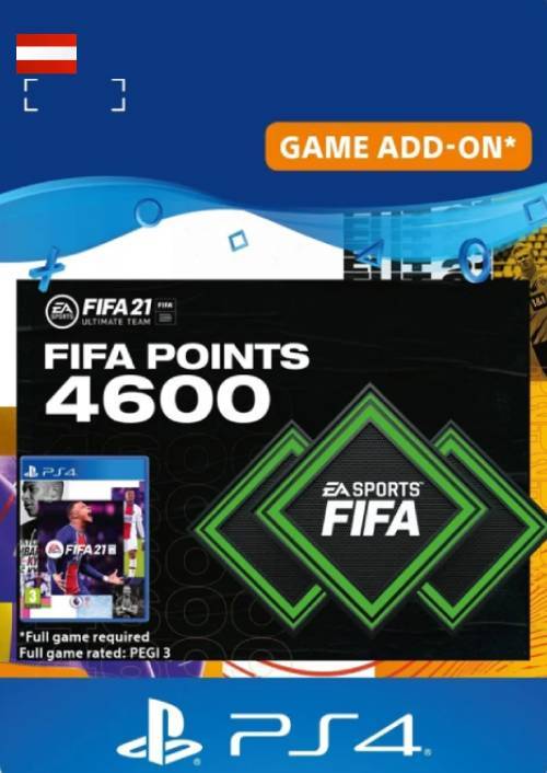 FIFA 21 Ultimate Team 4600 Points Pack PS4/PS5 (Austria)
