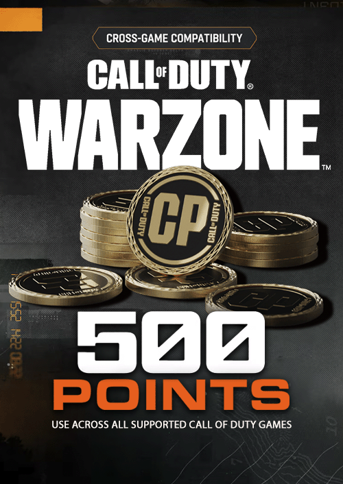 500 Black Ops 6 or Call of Duty: Warzone Points Xbox One/Xbox Series X|S/PC (WW)