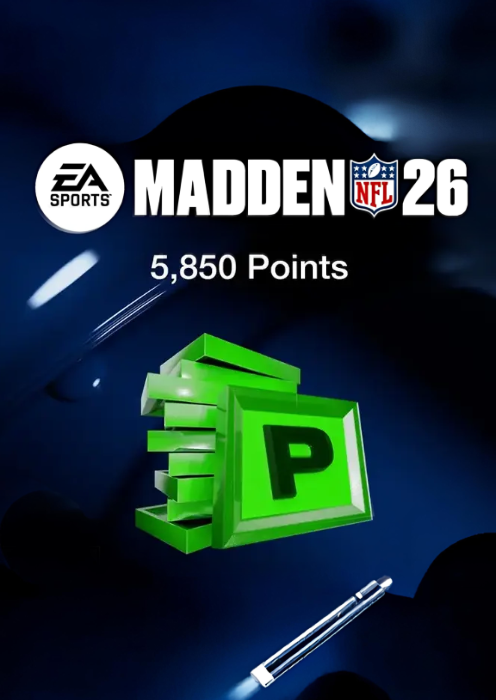 Madden NFL 26: 5,850 MUT POINTS Xbox Series X|S Madden NFL 26: 5,850 MUT POINTS Xbox Series X|S