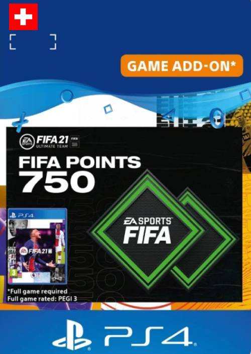 FIFA 21 Ultimate Team 750 Points Pack PS4/PS5 (Switzerland) FIFA 21 Ultimate Team 750 Points Pack PS4/PS5 (Switzerland)