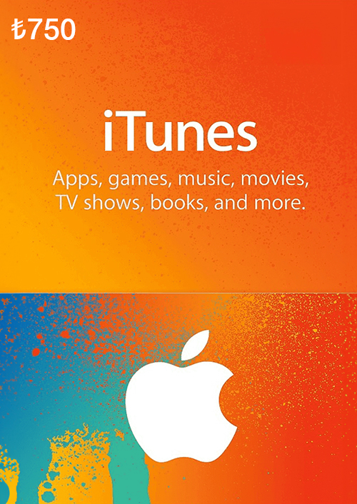 iTunes Gift Card - 750 TL (Turkey)