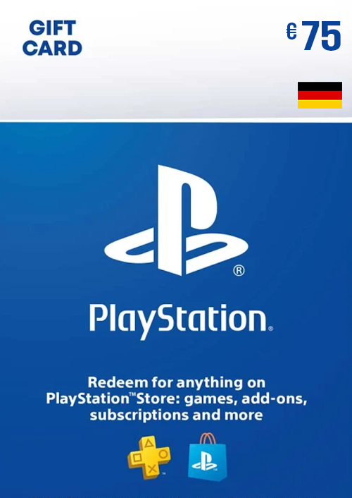 Scheda PlayStation Network (PSN) - 75 EUR (Germania)