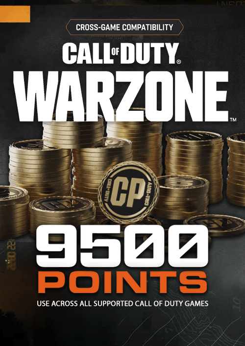 9,500 Black Ops 6 or Call of Duty: Warzone Points Xbox One/Xbox Series X|S/PC (WW)