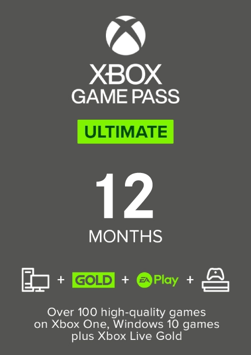 12 mois Xbox Game Pass Ultimate Xbox One / PC