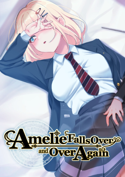 Amelie falls over and over again ~ An endless week in Magic Academy PC
