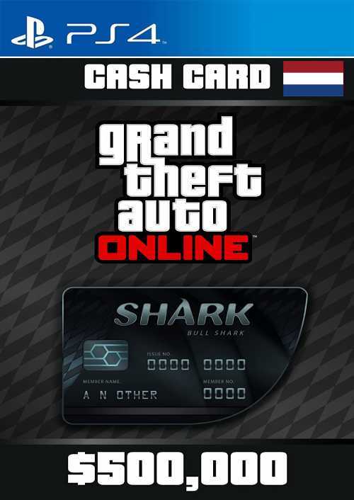 Grand Theft Auto Online Bull Shark Cash Card PS4 (Netherlands)