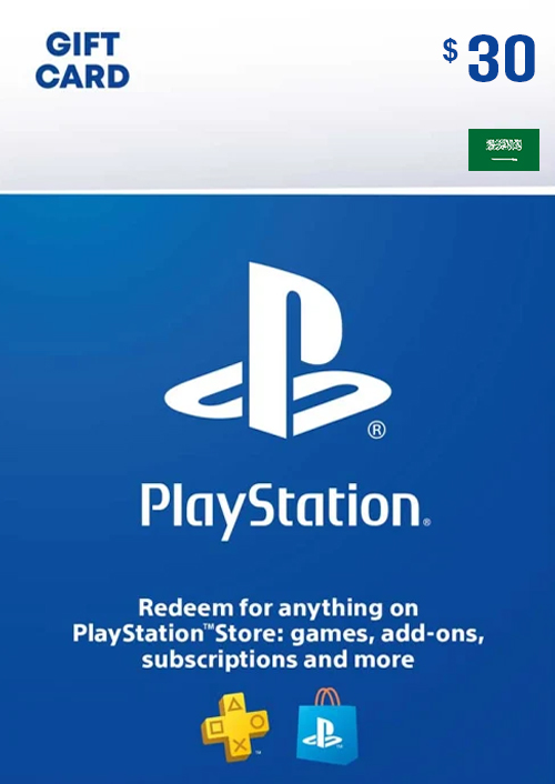 PLAYSTATION STORE GIFT CARD - 30 USD (KSA)