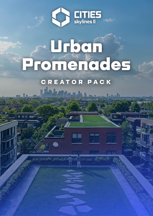 Cities: Skylines II - Creator Pack: Urban Promenades PC - DLC Cities: Skylines II - Creator Pack: Urban Promenades PC - DLC