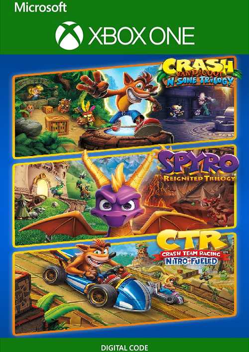 Crash + Spyro Triple Play Bundle Xbox One (UK)