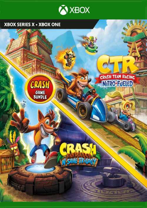 Crash Bandicoot Bundle - N. Sane Trilogy + CTR Nitro-Fueled Xbox (UK)