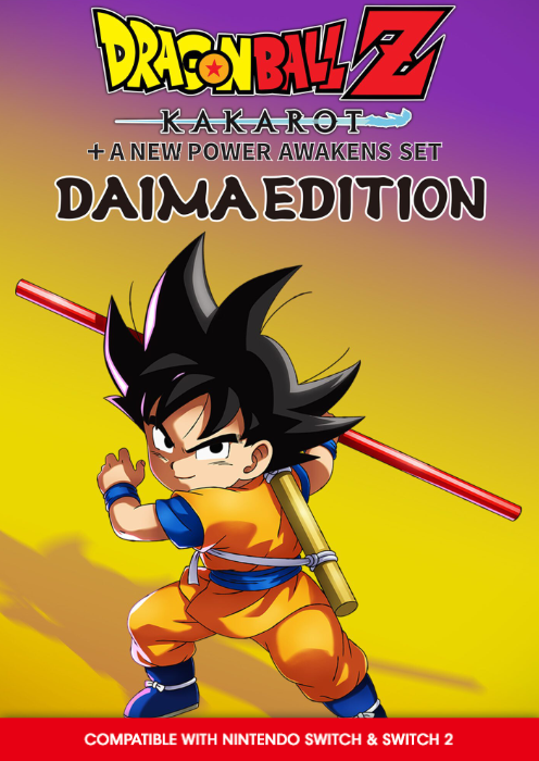 DRAGON BALL Z: KAKAROT + A NEW POWER AWAKENS SET - DAIMA EDITION Switch & Switch 2 (Europe & UK) DRAGON BALL Z: KAKAROT + A NEW POWER AWAKENS SET - DAIMA EDITION Switch & Switch 2 (Europe & UK)