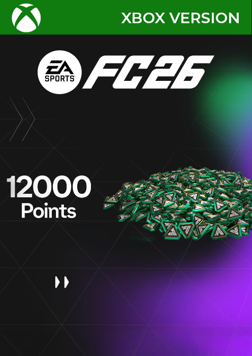 EA SPORTS FC 26 - 12000 FC Points Xbox One & Xbox Series X|S EA SPORTS FC 26 - 12000 FC Points Xbox One & Xbox Series X|S