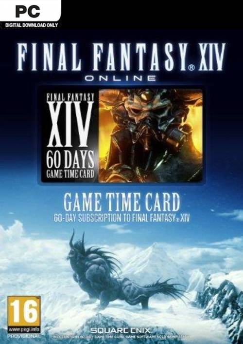 Final Fantasy XIV 14: A Realm Reborn 60 Day Time Card PC (EU & UK)