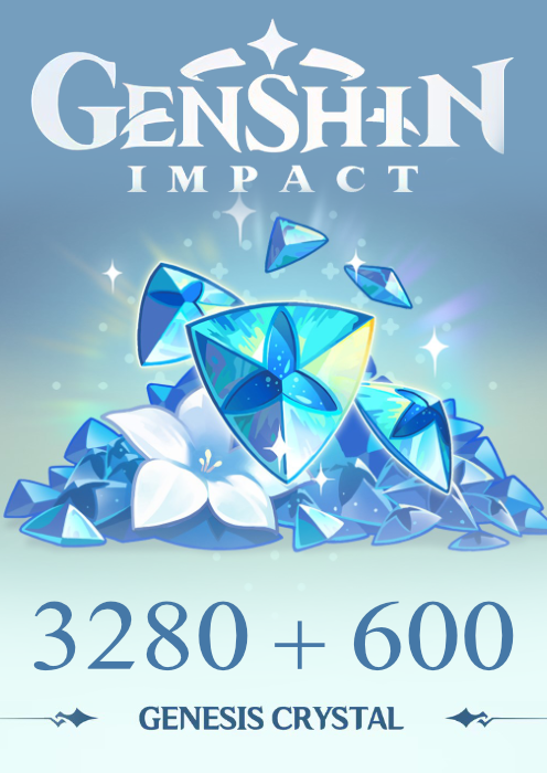 Genshin Impact - 3280 + 600 Genesis Crystals