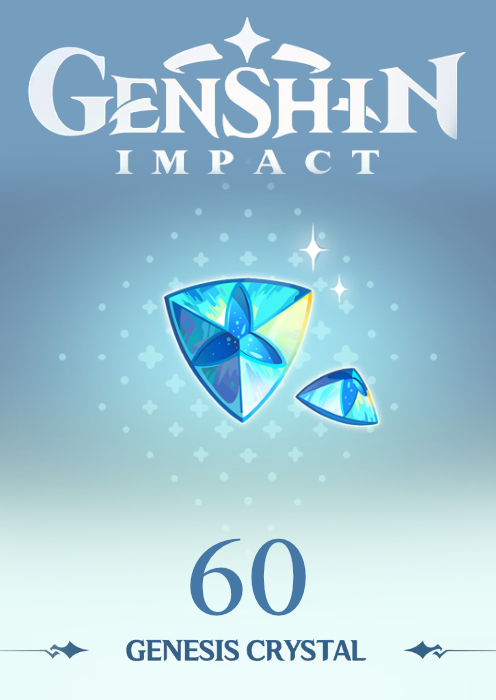 Genshin Impact - 60 Genesis Crystals