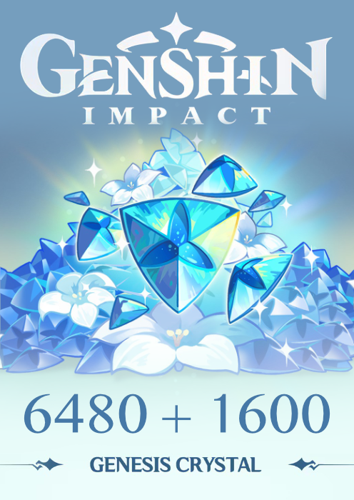 Genshin Impact - 6480 + 1600 Genesis Crystals