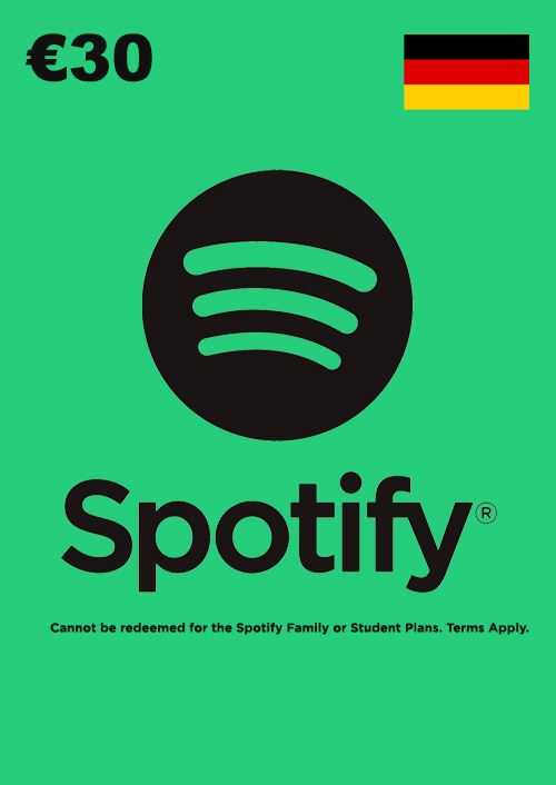 Spotify Gift Card - 30 EUR (Germany)