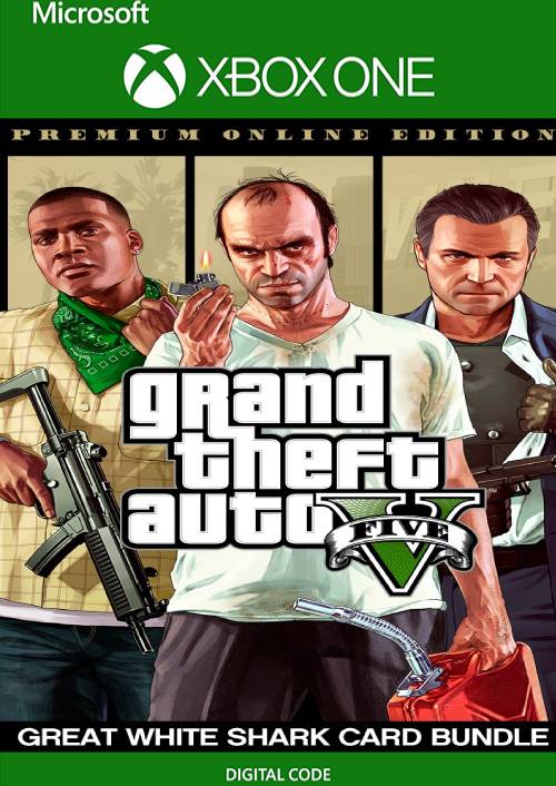 Grand Theft Auto V Premium Online Edition & Great White Shark Card Bundle Xbox One (EU)