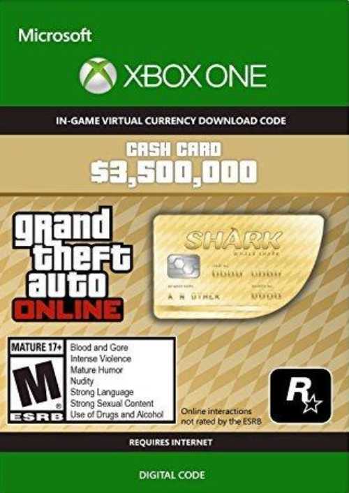 Grand Theft Auto V - Whale Shark Cash Card Xbox One (US)
