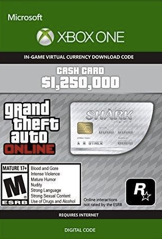 Grand Theft Auto V - Great White Shark Cash Card Xbox One (US) Grand Theft Auto V - Great White Shark Cash Card Xbox One (US)