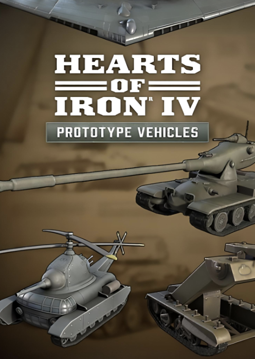Hearts of Iron IV: Prototype Vehicles Unit Pack PC - DLC