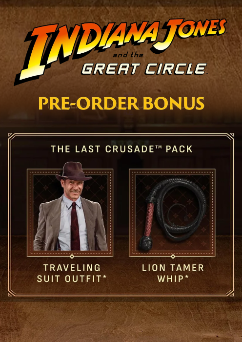 Indiana Jones and the Great Circle Pre Order Bonus (The Last Crusade Pack) PC - DLC Indiana Jones and the Great Circle Pre Order Bonus (The Last Crusade Pack) PC - DLC