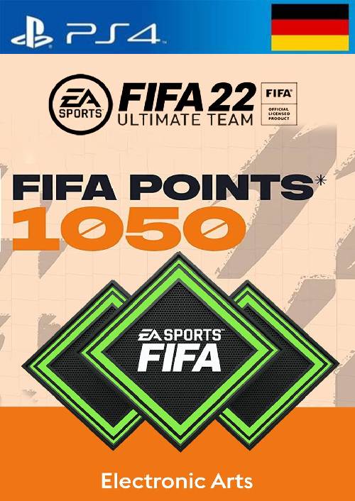 FIFA 22 Ultimate Team 1050 Points Pack PS4/PS5 (Germany) FIFA 22 Ultimate Team 1050 Points Pack PS4/PS5 (Germany)