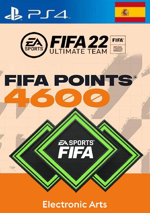 FIFA 22 Ultimate Team 4600 Points Pack  PS4/PS5 (Spain)