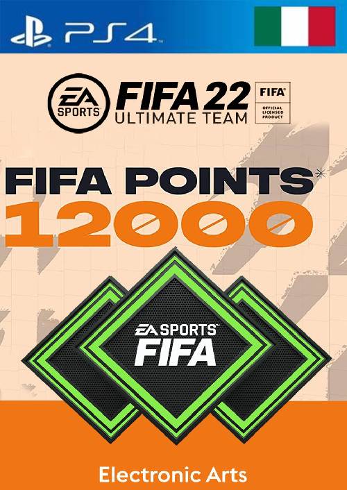FIFA 22 Ultimate Team 12000 Points Pack  PS4/PS5 (Italy)
