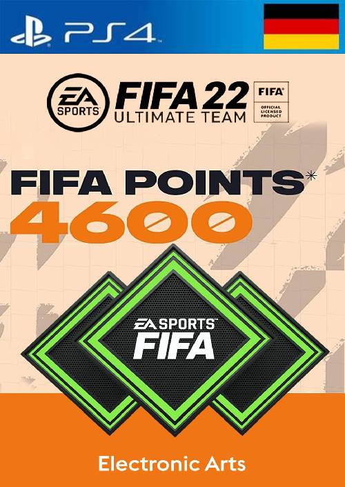 FIFA 22 Ultimate Team 4600 Points Pack  PS4/PS5 (Germany)