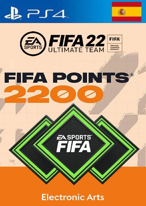 FIFA 22 Ultimate Team 2200 Points Pack  PS4/PS5 (Spain)